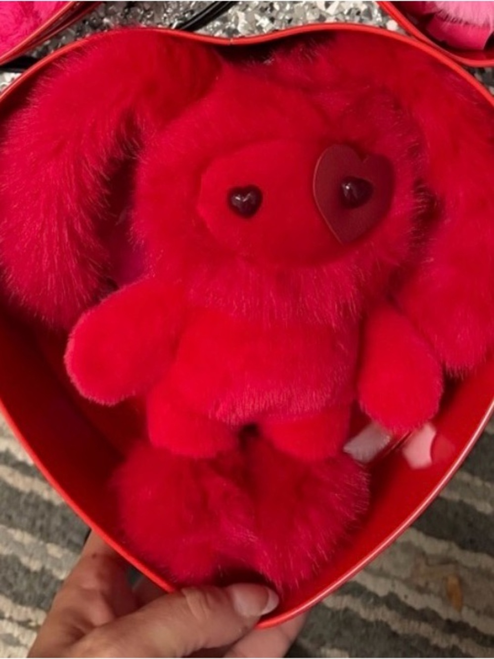 NWT CJ Hendry Valentine Juju Brand New w stickers box booklet Red